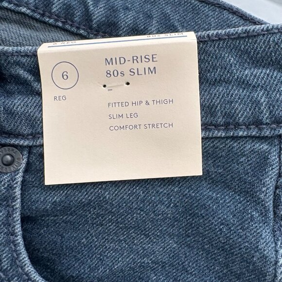 Universal Threads Mid Rise 80's Slim Button Front Jeans Size 6 NWT - Picture 5 of 10